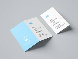 Free Folded Business Card Mockup 90x50 Mm Mockups Design Free Premium Mockups Business Card Mock Up Folded Business Cards Free Business Card Mockup