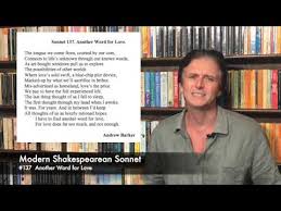 More definitions, origin and scrabble points Modern Shakespearean Sonnet 137 Another Word For Love By Andrew Barker Youtube