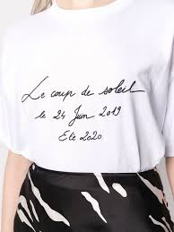 Le coup de soleil (english translation). White Coup De Soleil T Shirt Editorialist