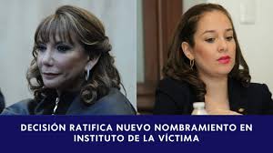 Resolución confirma cambio en dirección del Instituto de la Víctima