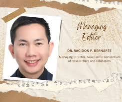 Congratulations to the Managing Director of APCORE, Dr. Racidon P. Bernarte 