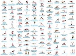 Yoga Chart Yogaposes Poses Yoga Poses Chart With Sanskrit Names Hatha Yoga Poses Yoga Poses Names Yoga Poses Advanced