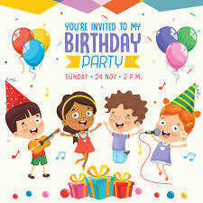 Birthday invitation cards use a bright color scheme with colors that contrast each other, have an eye catching header, might use a color filter to make text thanks for making it so easy for me to use your templates. Birthday Invitation Card Drawing For Kids Novocom Top