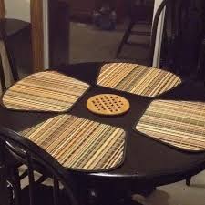 Perfect Shaped Placemats For A Small Round Table From Bed Bath And Beyond For 1 99 Each Placemats For Round Table Fancy Table Placemats