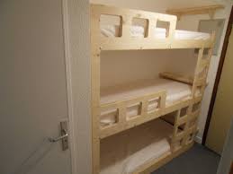 C'est important d'offrir un grand lit à son adolescent. Lit Superpose 3 Places Vercors Literie