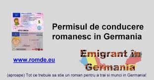 Actul de identitate (original ș i copie); Emigrant In Germania 6 5 Permisul De Conducere Romanesc In Germania