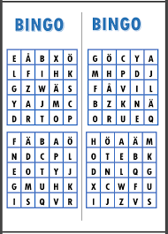 Bokstavsbingo Bokstavsspel Arbetsblad Med Bokstaver Undervisning