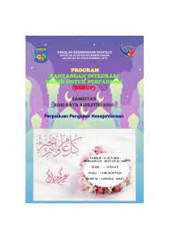 Kini, anda sekeluarga terpaksa meneruskan kehidupan dengan norma baharu, di mana perjumpaan adalah dilarang sama sekali. Buku Program Rimup Raya 2020