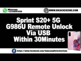 Remote unlock for sprint, verizon, virgin, xfinity. How To Unlock Samsung Galaxy Sprint S9 S9 Plus G960u G965u Bit7 Remote Via Usb Within 15minutes Youtube