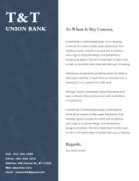 Letterheads are a company's identity and any tasks like. Online Bank Letterhead Template Fotor Design Maker