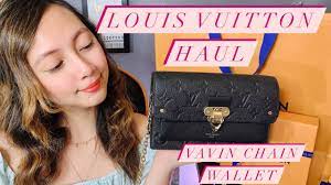 Louis vuitton women bags wallets louis vuitton is a famous french brand that was founded in 1854. Louis Vuitton Unboxing Haul 2020 Vavin Chain Wallet Black Slg Reverse Monogram Belt 25mm Youtube