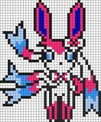 Sylveon Pixel Art Pixel Art Pokemon Dessin Carreau Pixel Pokemon