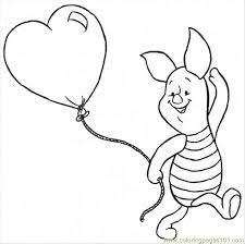 Find the best peppa pig coloring pages for kids and adults and enjoy coloring it. Piglet And Heart Baloon Coloring Page For Kids Free Winnie The Pooh Printable Coloring Pages Online For Kids Coloringpages101 Com Coloring Pages For Kids