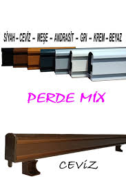 Dekoratif Perde Ray Kornişi Alüminyum Ray ( ARA EK APARATLI ) 340 CM