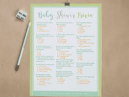 General knowledge trivia questions and answers about a wide variety of topics; Baby Trivia The Cutest Free Printable Shower Game Tulamama
