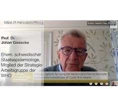 Dr johan giesecke had advocated to an oireachtas committee for a controlled spread. Covid Ist Nicht Vollig Neu Vitalstoff Blog
