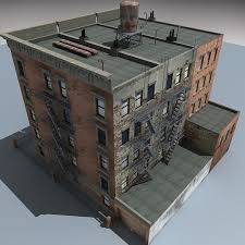 Downtown Building 3d Model Scale Model Building Model Train Scenery Model Trains
