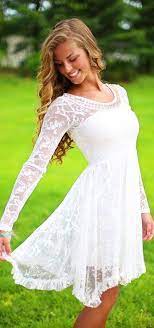 Beautiful 56 Prettiest Short Wedding Dresses Collections Wedding Dress Long Sleeve Rehearsal Dinner Dresses Lace White Dress