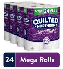 Shop for quilted northern ultra plush mega roll bath tissue (18 rolls) at ralphs. 24 Mega Rolls Sweet Lilac Vanilla Scented Tube Toilet Paper Quilted Northern Ultra Plush Tissue Health Household House Supplies Lparsa Com