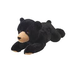 Black Bear Stuffed Animal Large Large Lying Black Bear Stuffed Animal By Fiesta Bear Stuffed Animal Black Teddy Bear Bear Plush