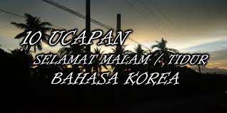 Masih sama seperti 'yeobo dan chagiya', kata ini juga memiliki arti 'sayang'. 10 Ucapan Selamat Malam Dalam Bahasa Korea Dan Artinya Maskacung Com