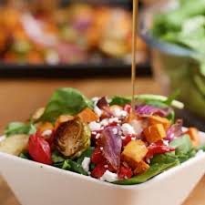 251 Likes 4 Comments Eat Fit Fuel Eatfitfuel On Instagram We Re Making This Tomorrow Time To Get On Roasted Veggie Salad Veggie Salad Tasty Videos