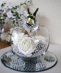 Celebration Centrepiece Silver Wedding Decorations Candle Centerpieces Centerpieces