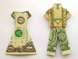 Money Origami Dress Folding Instructions With Photos Video Money Origami Origami Shirt Origami Dress