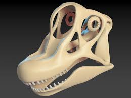3d Max Brachiosaurus Skull Brachiosaurus Dinosaur Skull