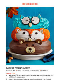 Add a blackberry for the flower center. Cover Recipe From Woman S Day November 2018 Read It On The Texture App Unlimited Access To 200 Top Magazines Birthday Cakes In 2019 Thanksgiving Cake