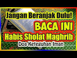 2 buku yasin dan tahlil. Baca Ini Habis Sholat Maghrib Amalan Rasulullah Setelah Menunaikan Sholat Fardhu Maghrib Youtube