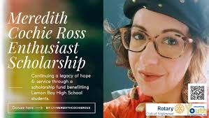 Fundraiser by Kelsey Visser-Eason : Meredith Cochie Ross Enthusiast  Scholarship