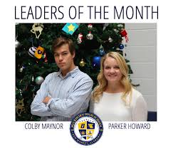 Buckhorn High School در X: «Congrats to our December Leaders of the Month