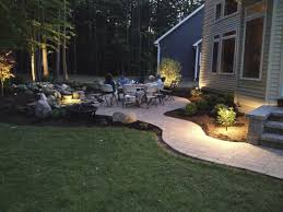Local Led Landscape Outdoor Lighting Installers Contractors Rochester Ny Acorn Ponds Waterfalls