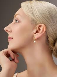 Dainty Freshwater Pearl Huggie Earrings,french Style Earrings,minimalist  Hoop Studs,daily Pearl Earrings,14k Gold Pearl Earring,gift for Her