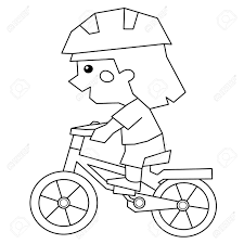 You can use our amazing online tool to color and edit the following bmx bike coloring pages. Coloring Page Outline Of A Cartoon Girl On A Bicycle Or Bike Coloring Book For Kids Royalty Free Cliparts Vectors And Stock Illustration Image 153742762
