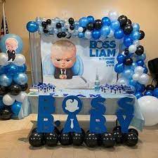 Boss Baby Boy Foam Letters Etsy Baby Birthday Party Boy Baby Birthday Party Theme Baby Boy 1st Birthday Party
