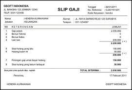 Sehingga adanya slip gaji sangat penting dan wajib ada sebagai suatu komponen. 13 Contoh Slip Gaji Karyawan Perusahaan Swasta Guru Pns Sederhana Dll