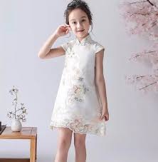Cheongsam Dress For Kids Chinese New Year Kids Dress Kids Fashion Show Cheap Kids Clothes Online