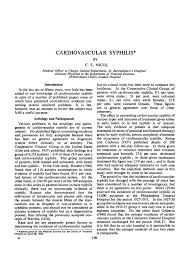 Image result for Cardiovascular Syphilis