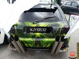 An online community known as www.satrianeocrews.com was created early january 2009. Green Flame Modified Proton Satria Gti Extreme Exterior Interior And Engine Performance