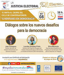 Todas las noticias sobre democracia publicadas en el país. Cierre De Ciclo De Conversatorios Virtuales Juventudes En Democracia Idea