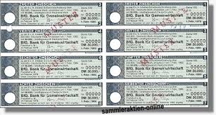 Deposit rates cfg offers the reliability and competitive deposit rates to help you grow your money. Bfg Bank Fur Gemeinwirtschaft Ag Seltene Blankoversion B Riesiger Nennwert B