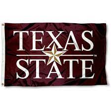 Texas State University Flag Texas State Bobcats Texas State University Texas State