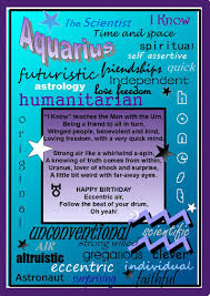 Aquarius Birthday Card Astrology Birthday Aquarius Birthday Astrology