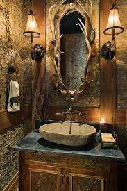 Of all the styles of decorating and décor, this is one that seems to be repeated most often but in different ways. Pin By Penny Raines On Ranch Goals Rustic Bathrooms Rustic Bathroom Unique Bathroom Design