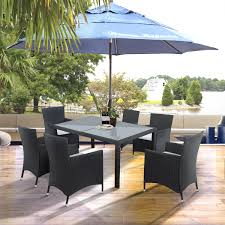 Maybe you would like to learn more about one of these? 7 Piece Outdoor Patio Dining Set 6 Rattan Wicker Chairs With Glass Dining Table All Weathe Rectangle Patio Sofa Furniture Set With Removable Cushions For Backyard Porch Garden Poolside L2171 Walmart Com