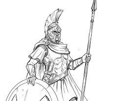 More images for how to draw a warrior » How To Draw An Ancient Greek Warrior Hoplite Improveyourdrawings Com