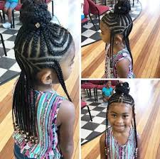11 Little Girls Rocking Fulani Inspired Braid Styles Tutorial Emily Cottontop Black Kids Hairstyles Lil Girl Hairstyles Kids Braided Hairstyles