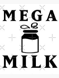 Mega Milk - Hentai Manga Otaku - Japanese Cosplay Clothing Gift - Funny  Breastfeeding Gift - BLACK COLORS - Anime Girl Weeaboo 